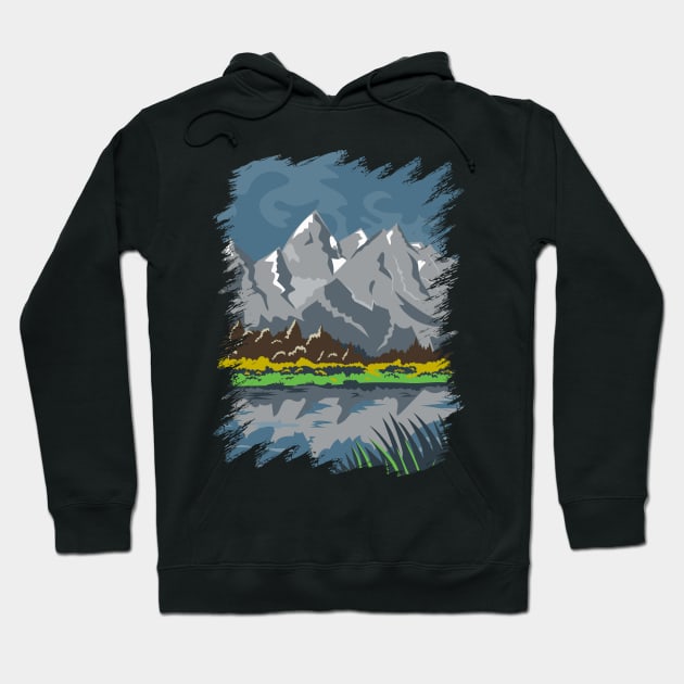 Grand Teton National Park Hoodie by ArtisticParadigms